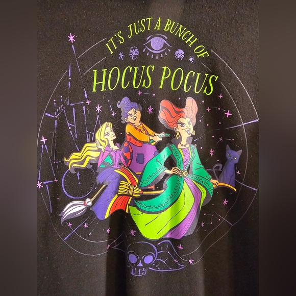 Disney Our Universe Hocus Pocus Hoodie Sanderson Sisters Sweatshirt Women's Sz M - Picture 7 of 10